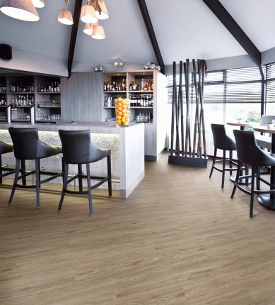 Vinyl floors with acoustic benefit