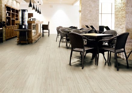 Vinyl floors with acoustic benefit