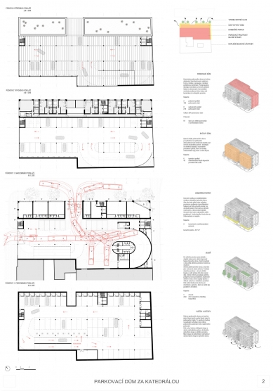 Parking house behind the cathedral in Ostrava - competition results - foto: A69 - architekti, s.r.o.