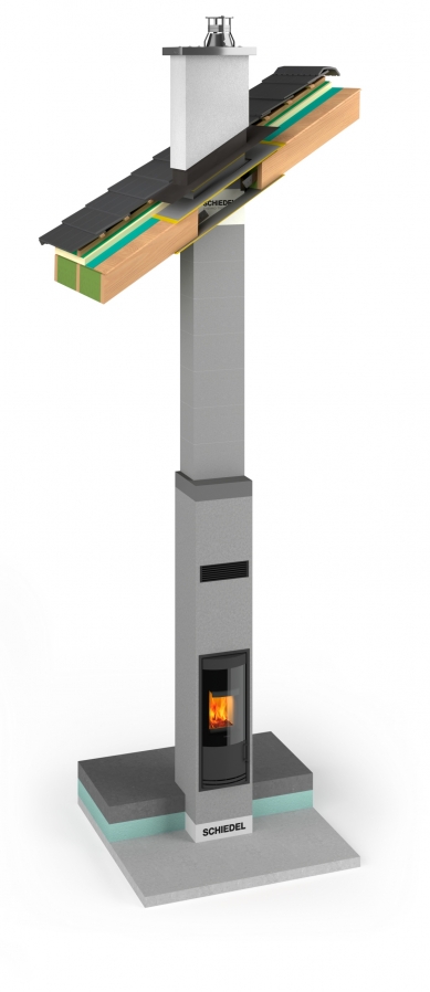 Krb and chimney in one for easier building design