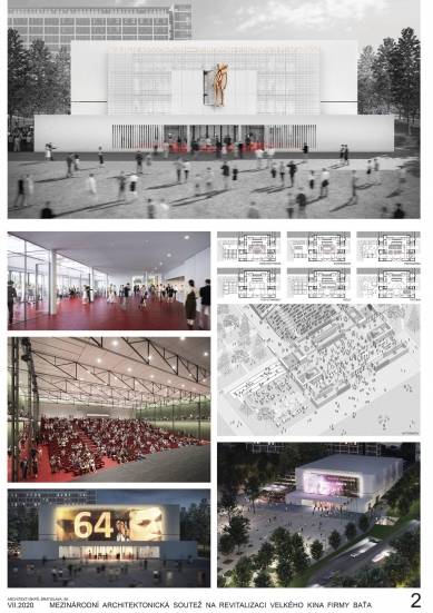 Reconstruction of the Grand Cinema in Zlín - competition results - 3rd place - foto: A B.K.P.Š 