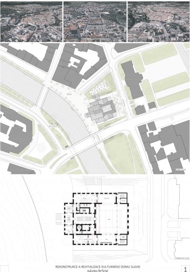 Reconstruction of the cultural house in Č. Budějovice - results of the dialogue - 5th place - foto: KAVA 