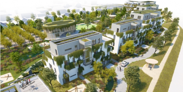 Pět ateliérů představilo své návrhy pro udržitelnou čtvrť Chytré Líchy - Borák Architekti