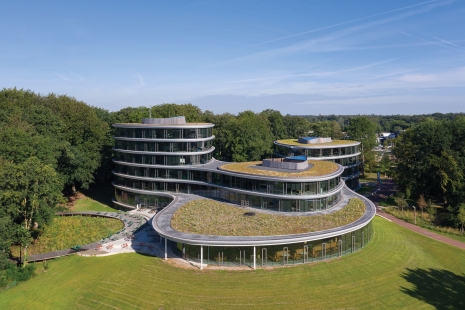 The new bank building also respects the flight paths of bats