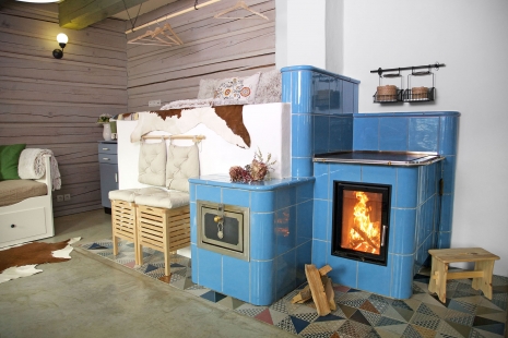 Accumulating radiant stoves