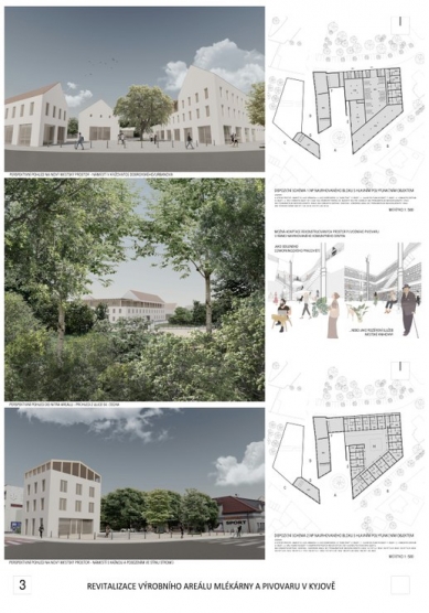 Revitalization of the production area of the Dairy and Brewery in Kyjov - competition results - 2. prize - foto: Tomáš Havlíček