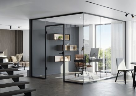 Schüco at the BAU fair – solutions that care for the environment - At the fair, the interior system of glass walls from Schüco will be presented for the first time, currently available (orderable) only on the German market.