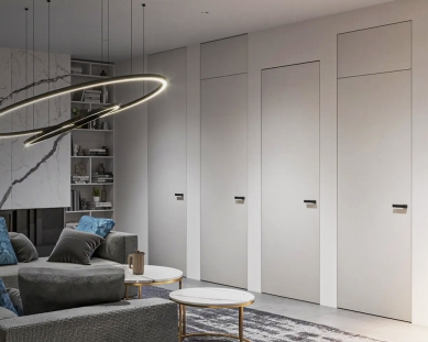 Nine reasons to install doors with hidden frames DORSIS - Dorsis Fortius 52 adapts to every interior. The passage height of up to 3,500 mm allows for door installation all the way to the ceiling.