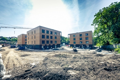 Return to Nature: Vilapark Klamovka will offer views of greenery through wooden windows