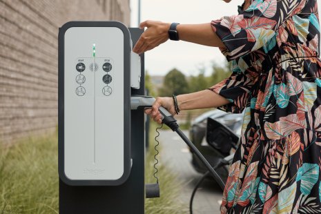 Charging Station Hager witty – elegant and easy entry into the world of electromobility