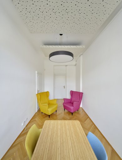 Acoustic comfort in offices in Prague at Moráň