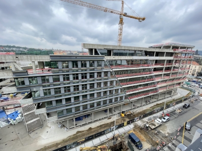 The construction management system ensured the flexibility of the revitalization of the area around Masaryk Railway Station. This also takes into account the specifics of construction in the historic center of Prague - foto: PENTA REAL ESTATE