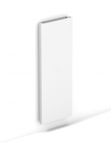 Vertiga Hybrid – The only vertical designer radiator for super low water temperatures with the additional Light Cooling® function